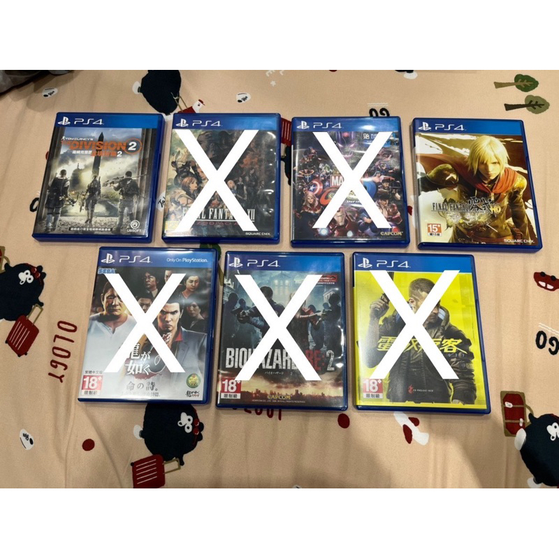 PlayStation PS4-遊戲光碟🎮 1片💰400 《全境封鎖2》《最終幻想零式