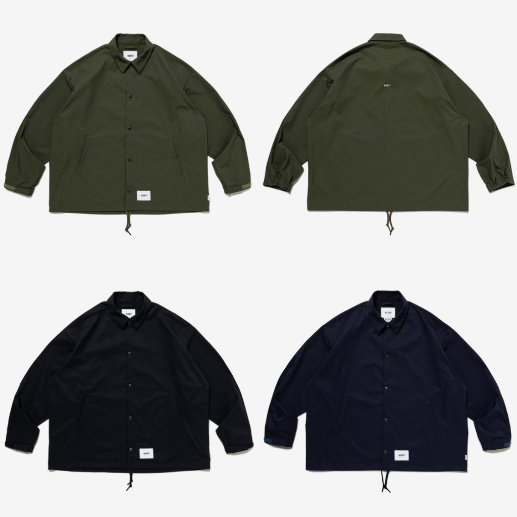 WTAPS 23ss CHIEF JACKET POLY TWILL SIGN-