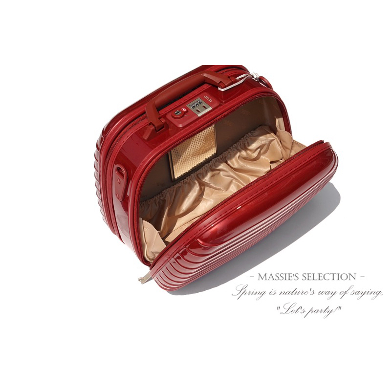 REPL) RIMOWA 化妝箱SALSA DELUXE BEAUTY CASE 手提包手提箱化妝箱紅色