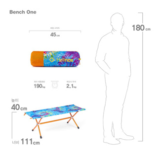 代購］Helinox Bench one/Helinox長凳/輕量露營椅/輕量折疊椅/輕量戶外