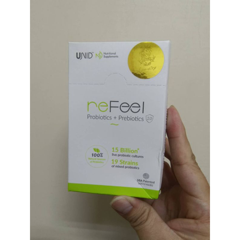 2025/09/29 全新公司現貨 UNID 美國 reFeel 2.0 複合益生菌 30入/包 賣1220 | 蝦皮購物