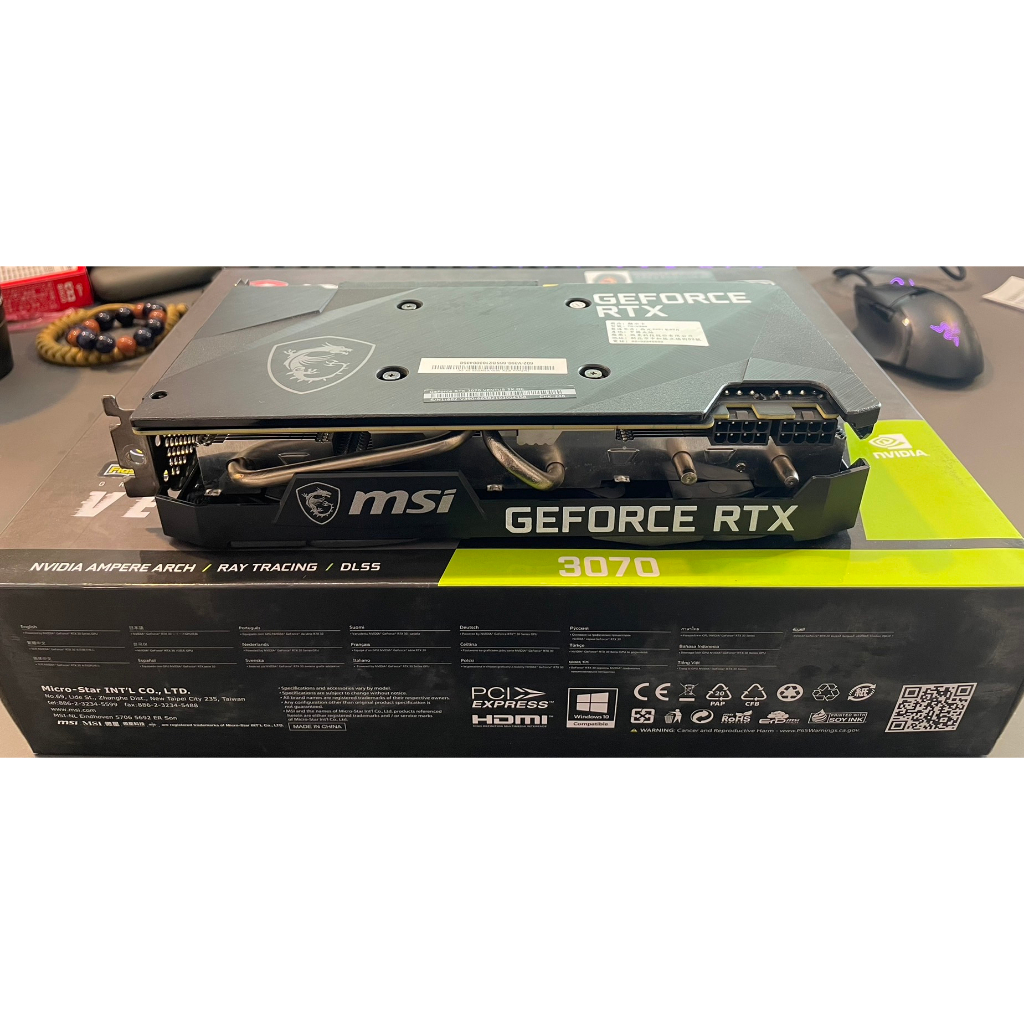 微星MSI RTX 3070 VENTUS 2X 8G OC [保固到2025/03] | 蝦皮購物