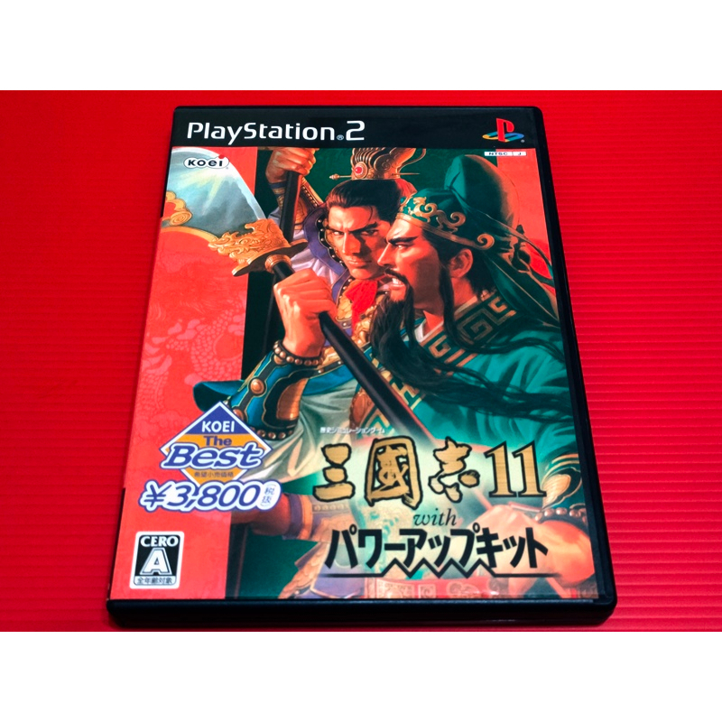 【大和魂電玩】 PS2 近無刮 三國志11 威力加強版 {日版}編號:L5-懷舊遊戲~PS二代主機適用