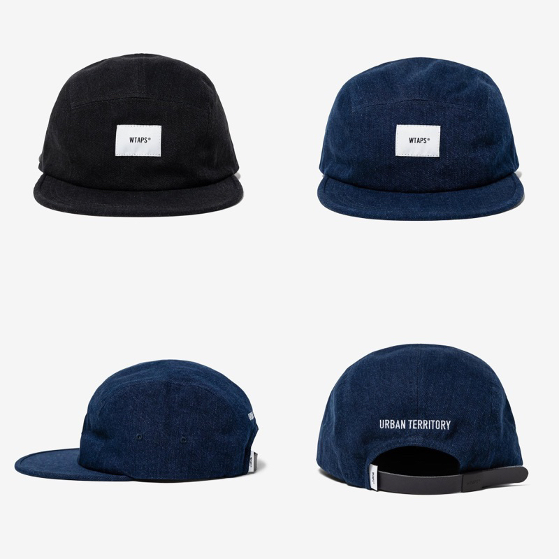 現貨WTAPS 23SS T-5 02 / CAP / COTTON. DENIM 丹寧帽水洗黑藍可詢問 