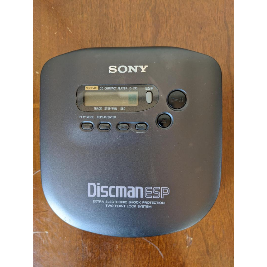 SONY Discman ESP D-335 日本製 CD 隨身聽 簡配單機 | 蝦皮購物