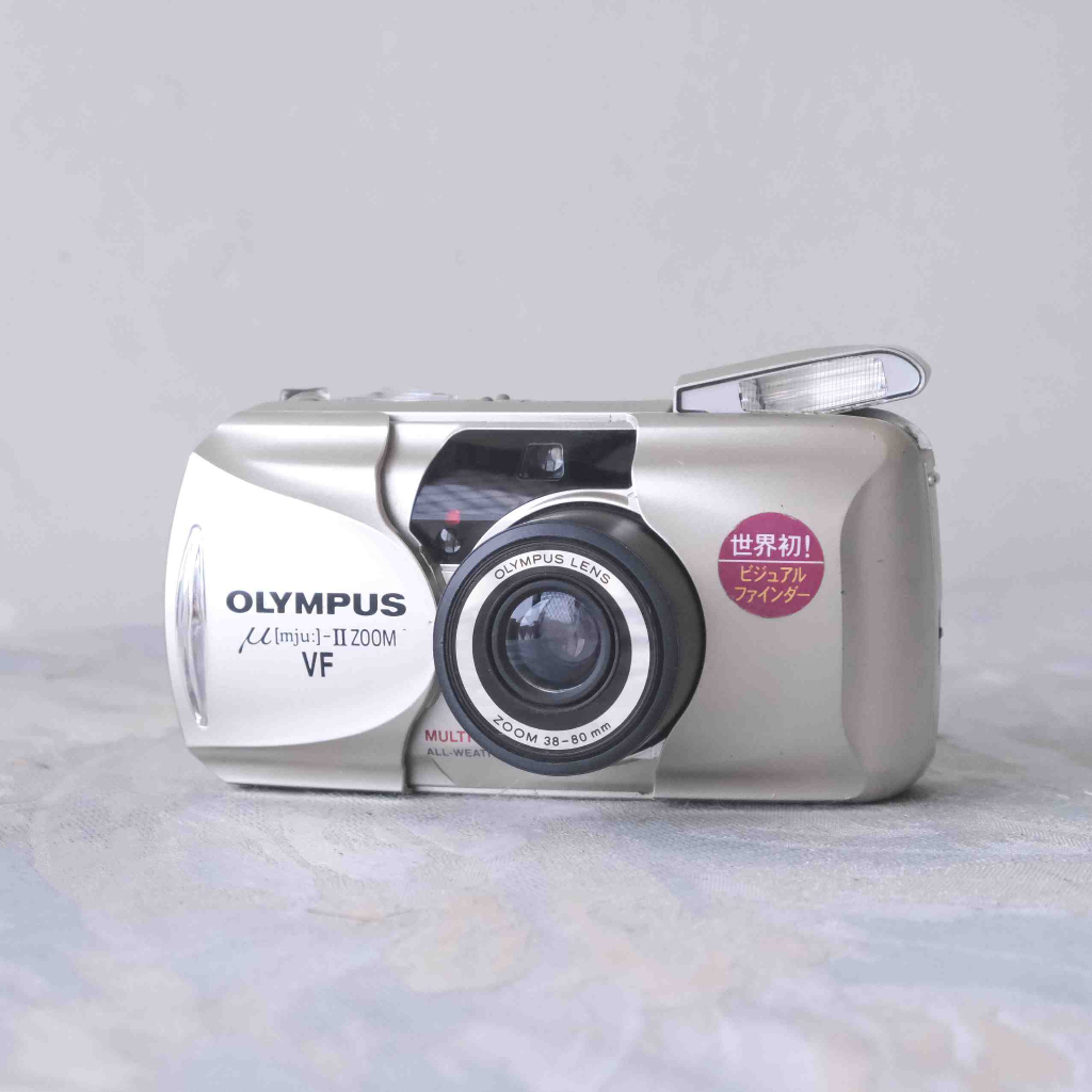 Olympus Mju II zoom 80 傻瓜底片相機喵兔變焦| 蝦皮購物