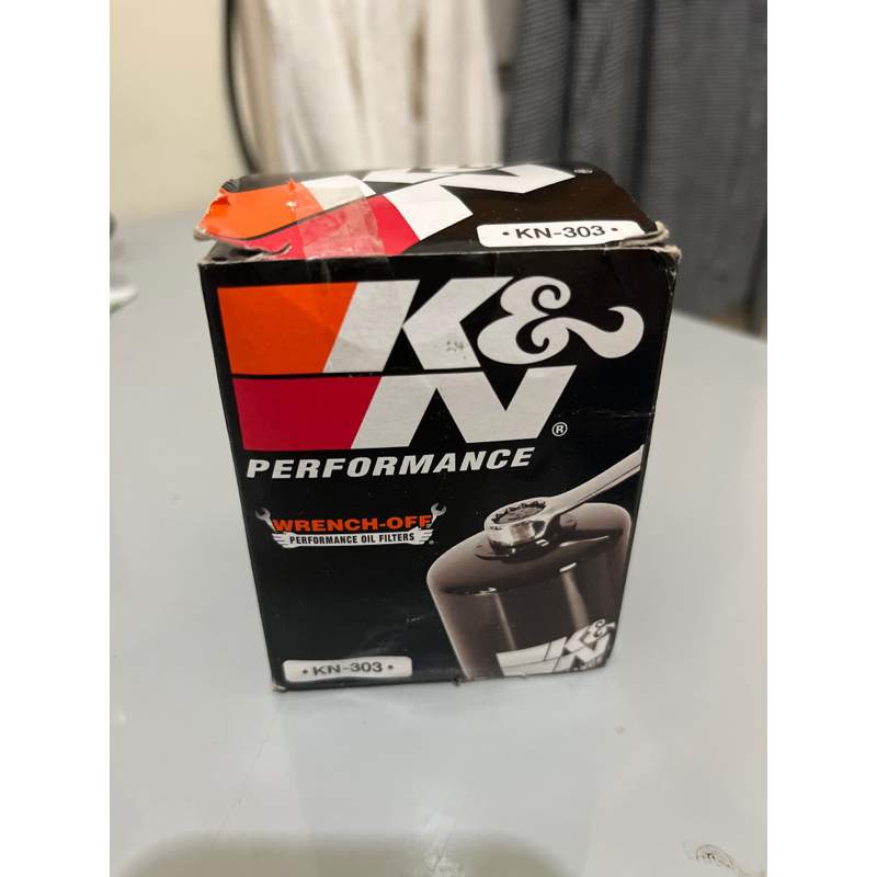 售全新K&N 機油芯 KAWASAKI 車系專用 KN-303 因換車用不到 便宜出售 | 蝦皮購物