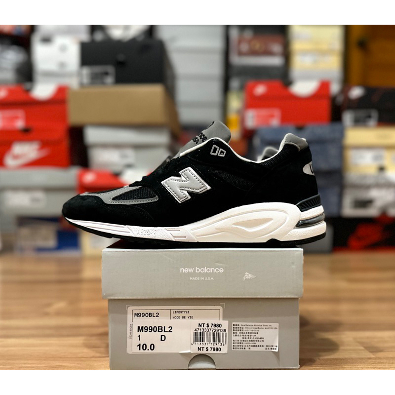 New Balance美製鞋M990BL2 全新US10 28cm台灣公司貨990 v2 | 蝦皮購物