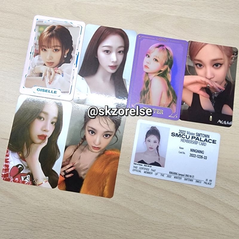 AESPA PHOTOCARD 小卡 | 蝦皮購物