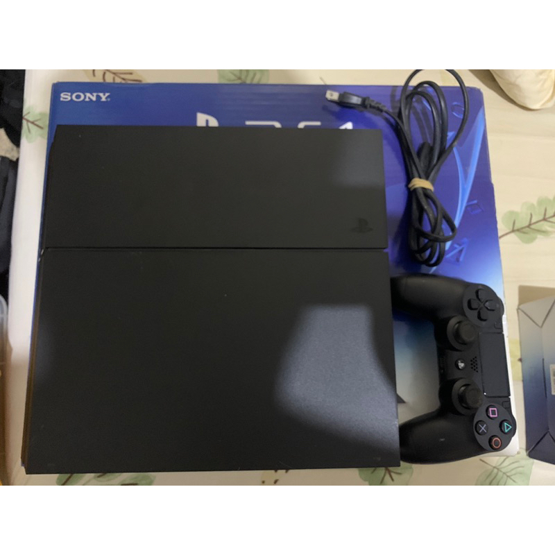 [二手］sony ps4主機/本体 日版CHU-1200A 完整原盒/已更換1T SSD/再送原廠藍色手把