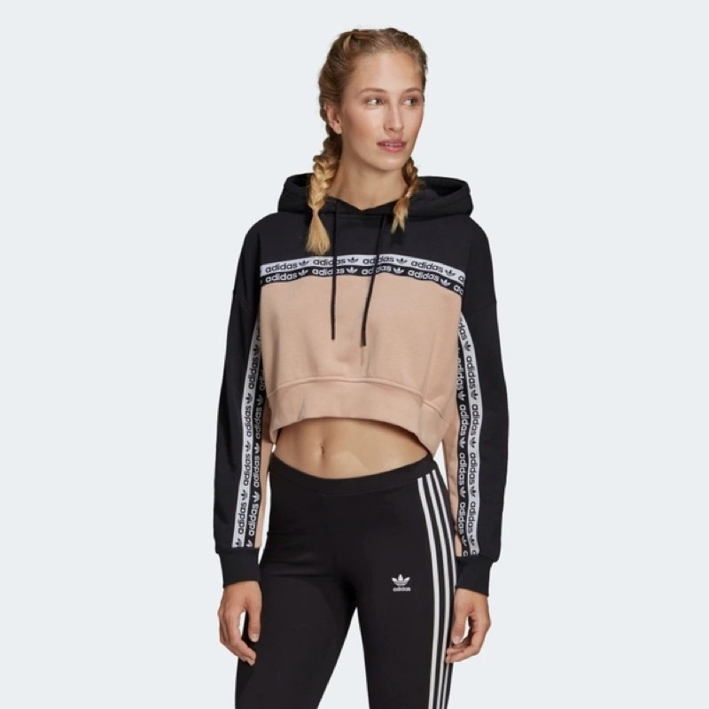 Adidas original 2025 cropped hoodie