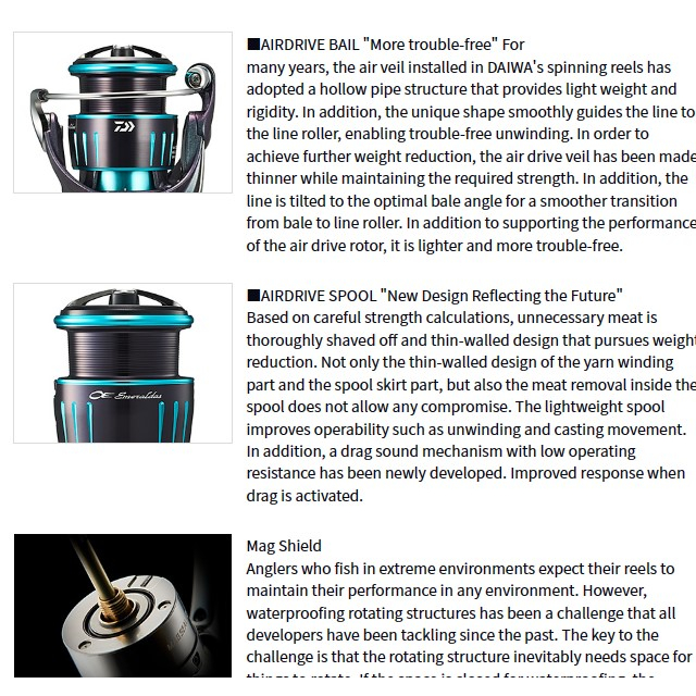 DAIWA] 23 EMERALDAS RX FC LT2500S, FC LT2500S-H-DH, LT2500, LT2500-XH-DH  MAX11-13BB Upgrade Bearing Kit