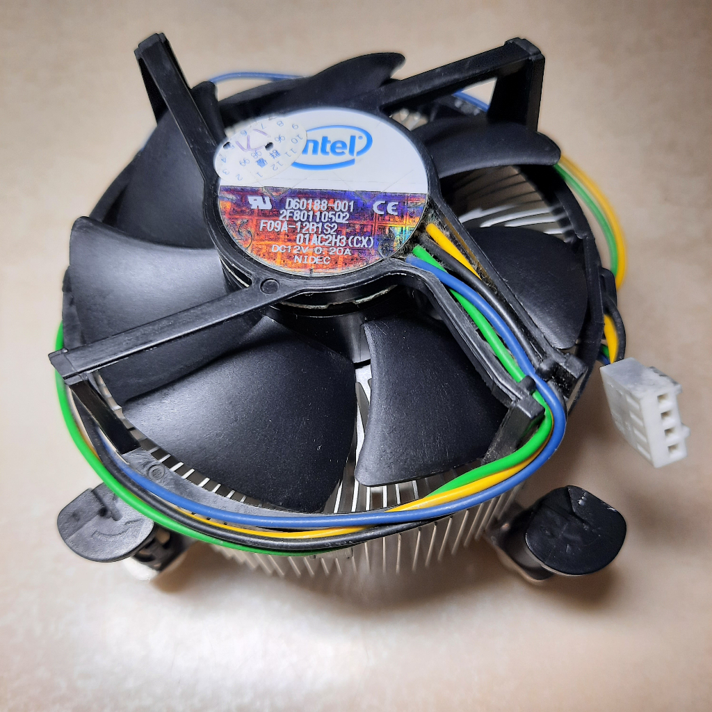 Intel英特爾 D60188-001 12V 0.20A CPU風扇 NIDEC CORP生產 | 蝦皮購物