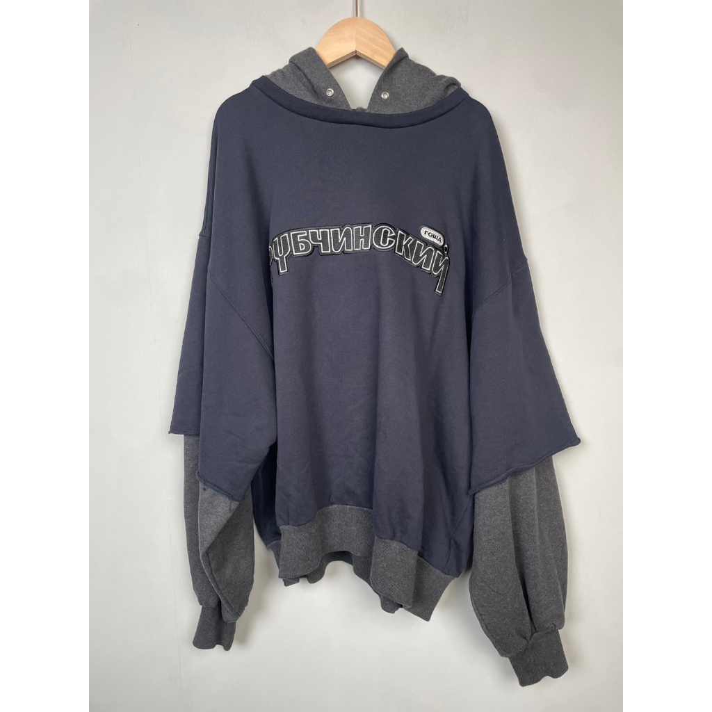 Gosha double clearance sleeve hoodie