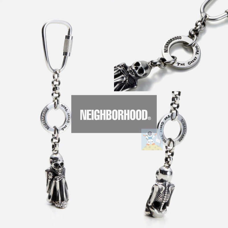 NEIGHBORHOOD 23SS NH X GREAT FROG . KEYRING 聯名限定單品骷顱頭鑰匙
