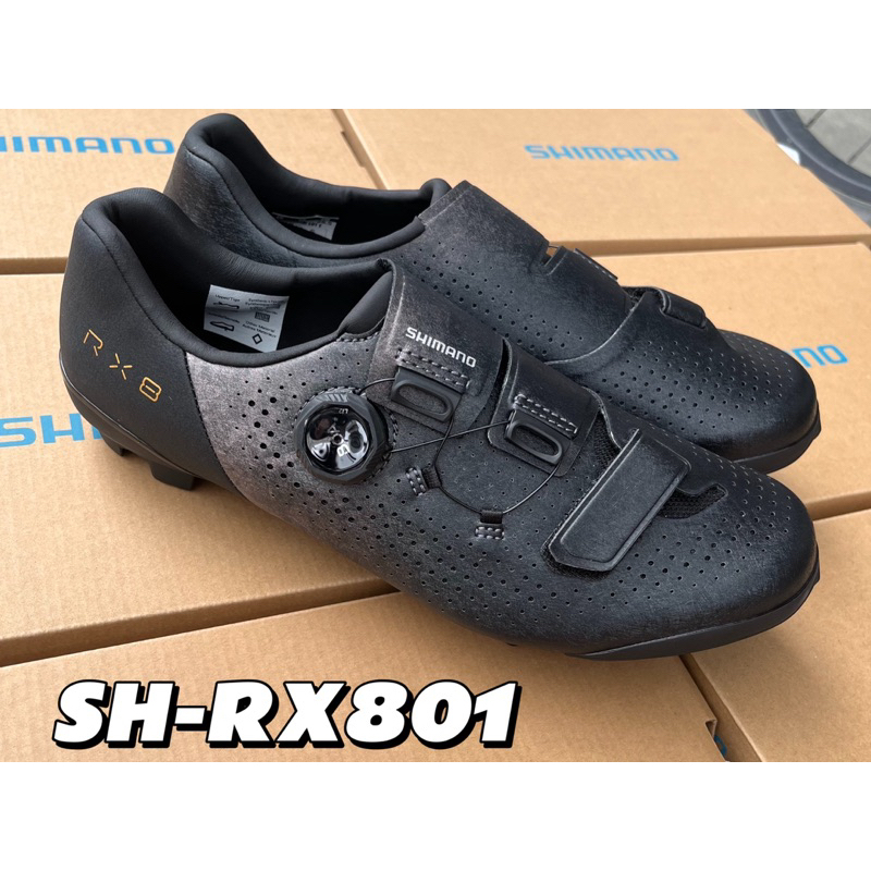 拜客先生－【SHIMANO 】現貨 SH-RX801 SPD 自行車卡鞋 越野車 礫石 黑色 / 銀色 (男款) | 蝦皮購物