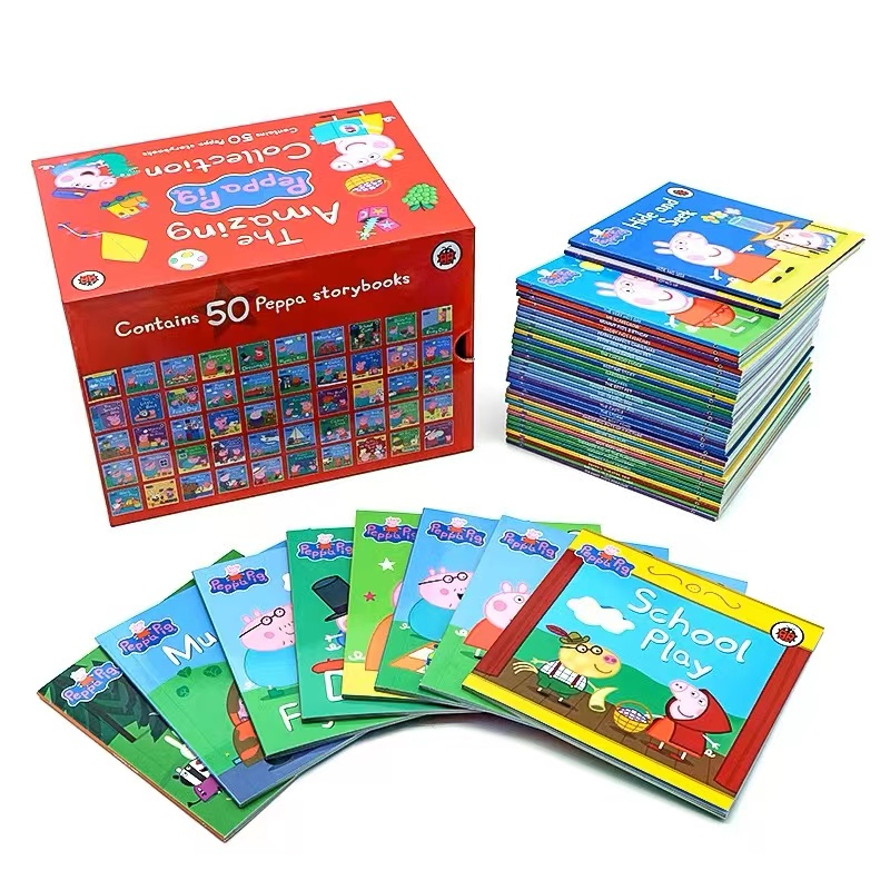 新版🔥小豬佩奇英文繪本The Ultimate Peppa Pig Collection藍盒黃盒紅