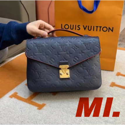 Replica Louis Vuitton Pochette Métis MM Bag M23055 Blue Knockoff