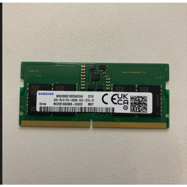 Samsung 8GB PC5 38400 DDR5 4800MHz SODIMM M425R1GB4BB0 CQK0D 蝦皮購物