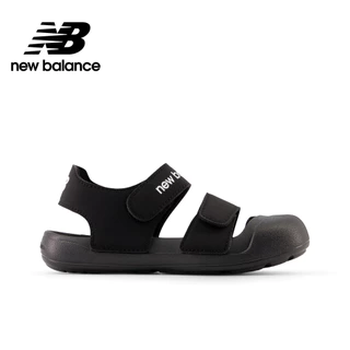 【New Balance】 NB 童鞋護趾涼鞋_中性_黑色_YT809BB-W楦 大童