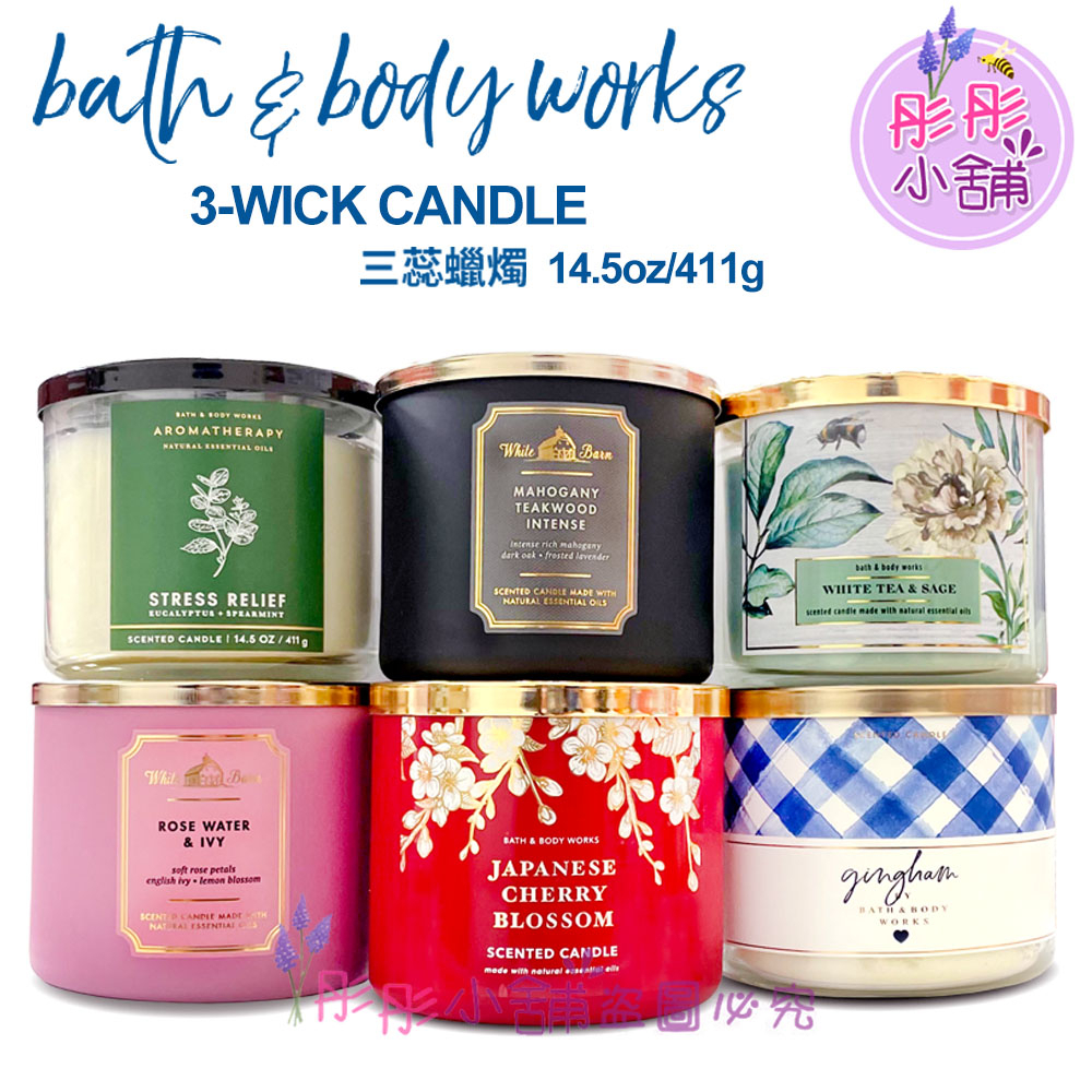 bath&body works 3芯キャンドル 3個 bath&body works 3本芯キャンドル 3個 F アロマキャンドルの人気