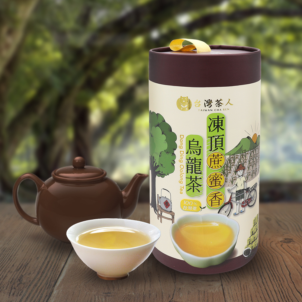 台灣茶人】100%好茶| 凍頂蔗蜜香烏龍(50g x 2入/罐) | 蝦皮購物