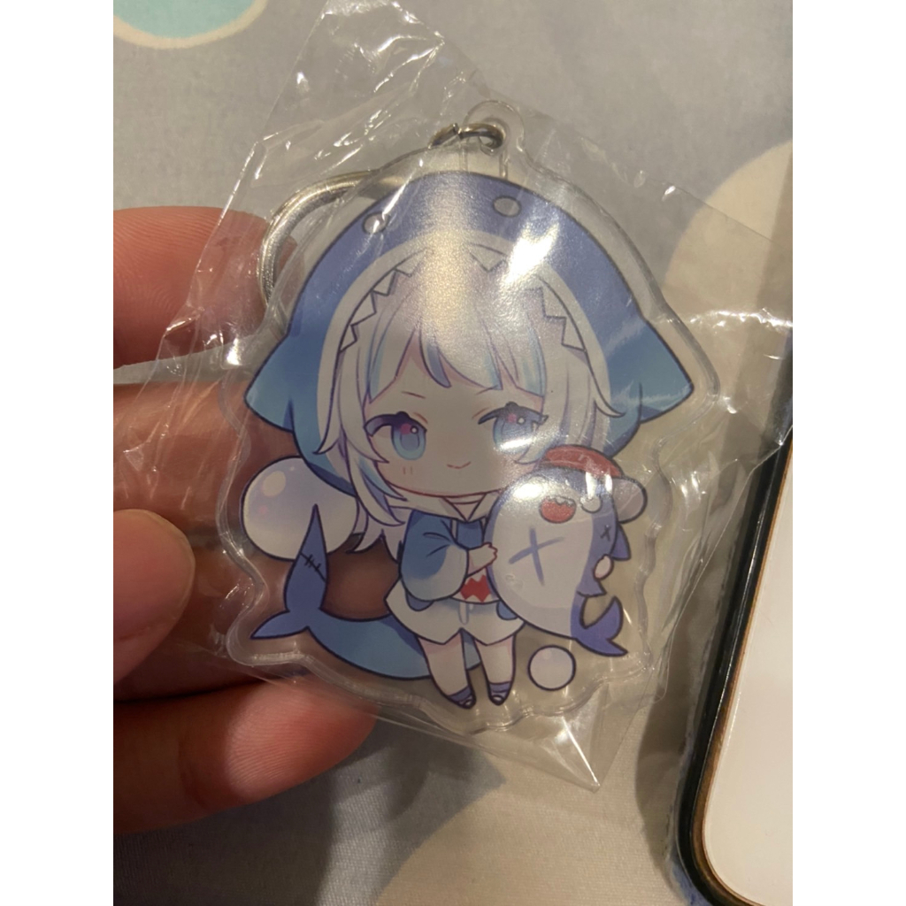 Hololive 噶嗚·古拉吊飾 古拉COS 鯊魚 鯊鯊 Gawr Gura Gawr Gura吊飾 INA | 蝦皮購物