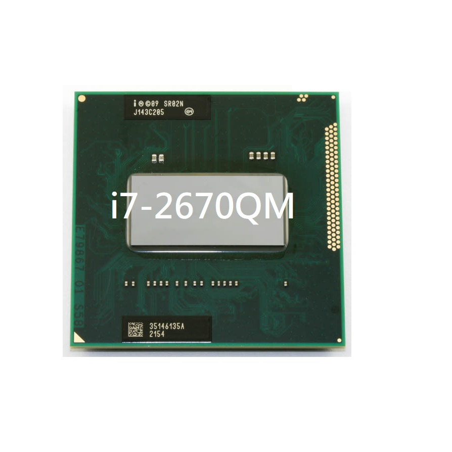 INTEL筆電CPU i7-2670QM / i7-2640M / i5-2540M全新正式版HM65/HM67