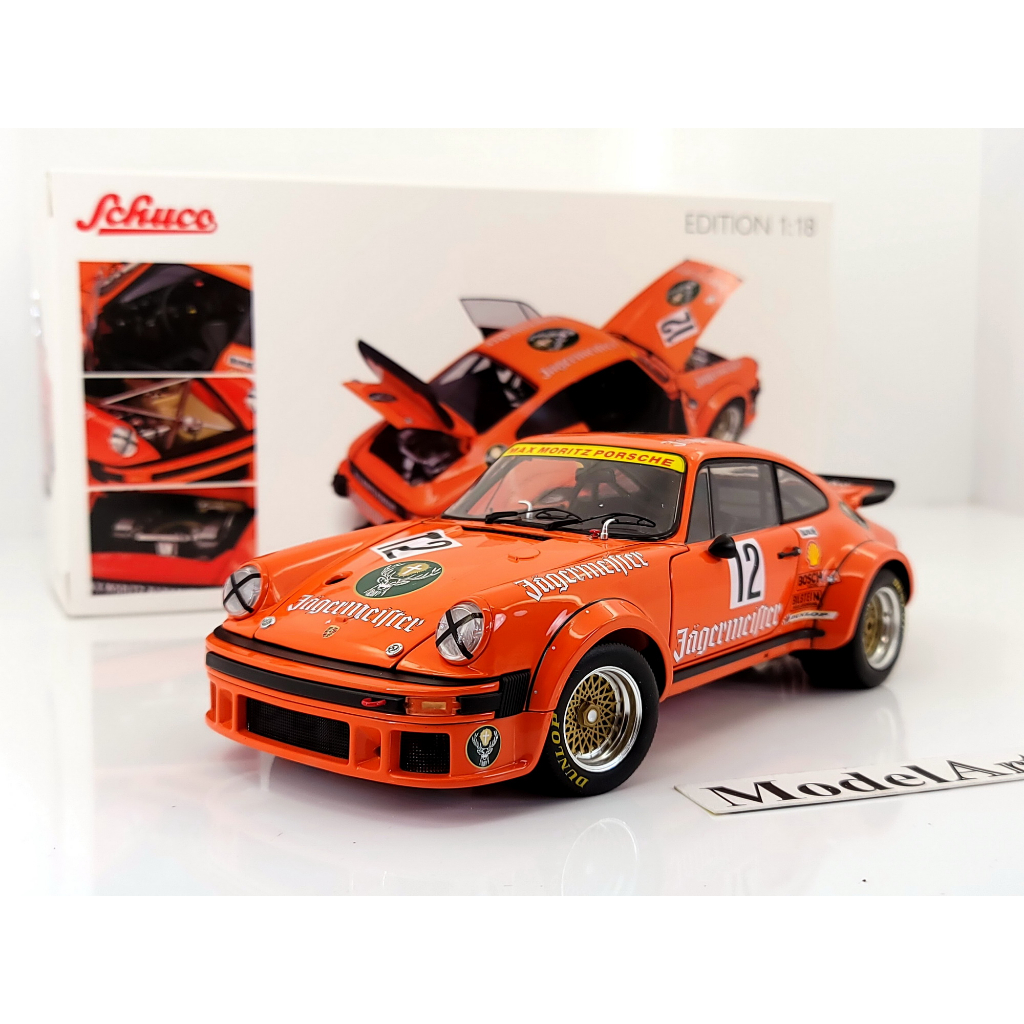Porsche 934 RSR 1976 – Miniature Schuco 1/18, Métal Monté, Neuve En Boîte