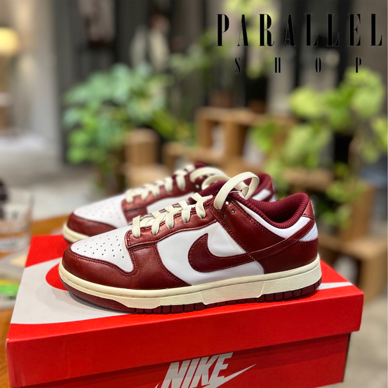 Nike WMNS Dunk Low PRM Team Red and White 28cm FJ4555-100-