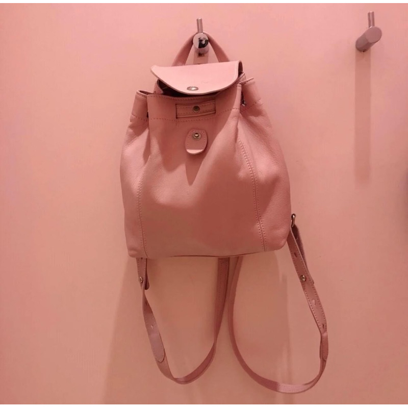 Longchamp le pliage discount cuir xs leather backpack