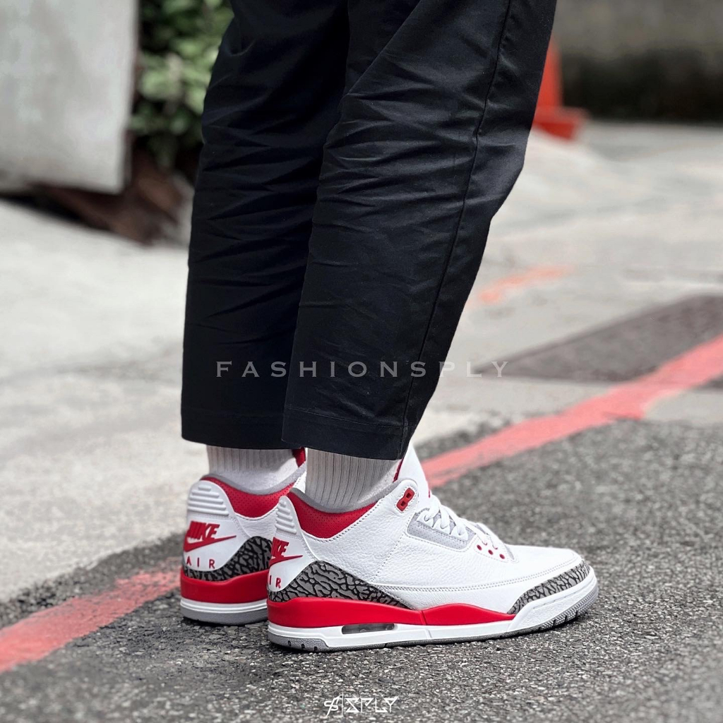 Fashion SPLY】Air Jordan 3 Retro Fire Red 爆裂紋老屁股DN3707-160