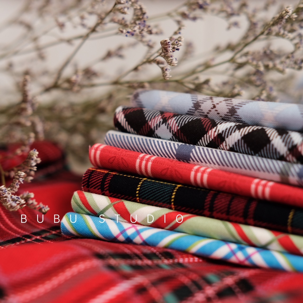 「韓國製」格紋布 45款 純棉100% 格紋布料 聖誕布料 韓國布料 衣服布料 格子布料 格紋桌巾 格子布【AE061】 | 蝦皮購物