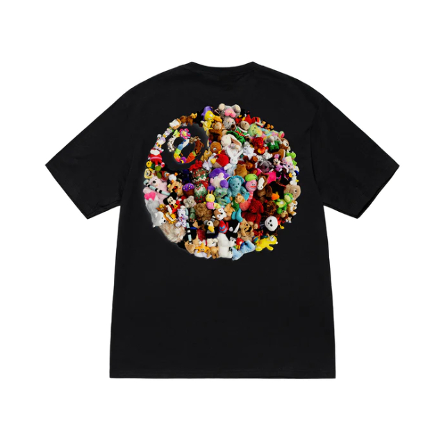 【𝗜𝗡𝗦𝗜𝗚𝗛𝗧_𝟵𝟰】Stussy Plush Tee 娃娃8號球 黑色短袖 M/L號