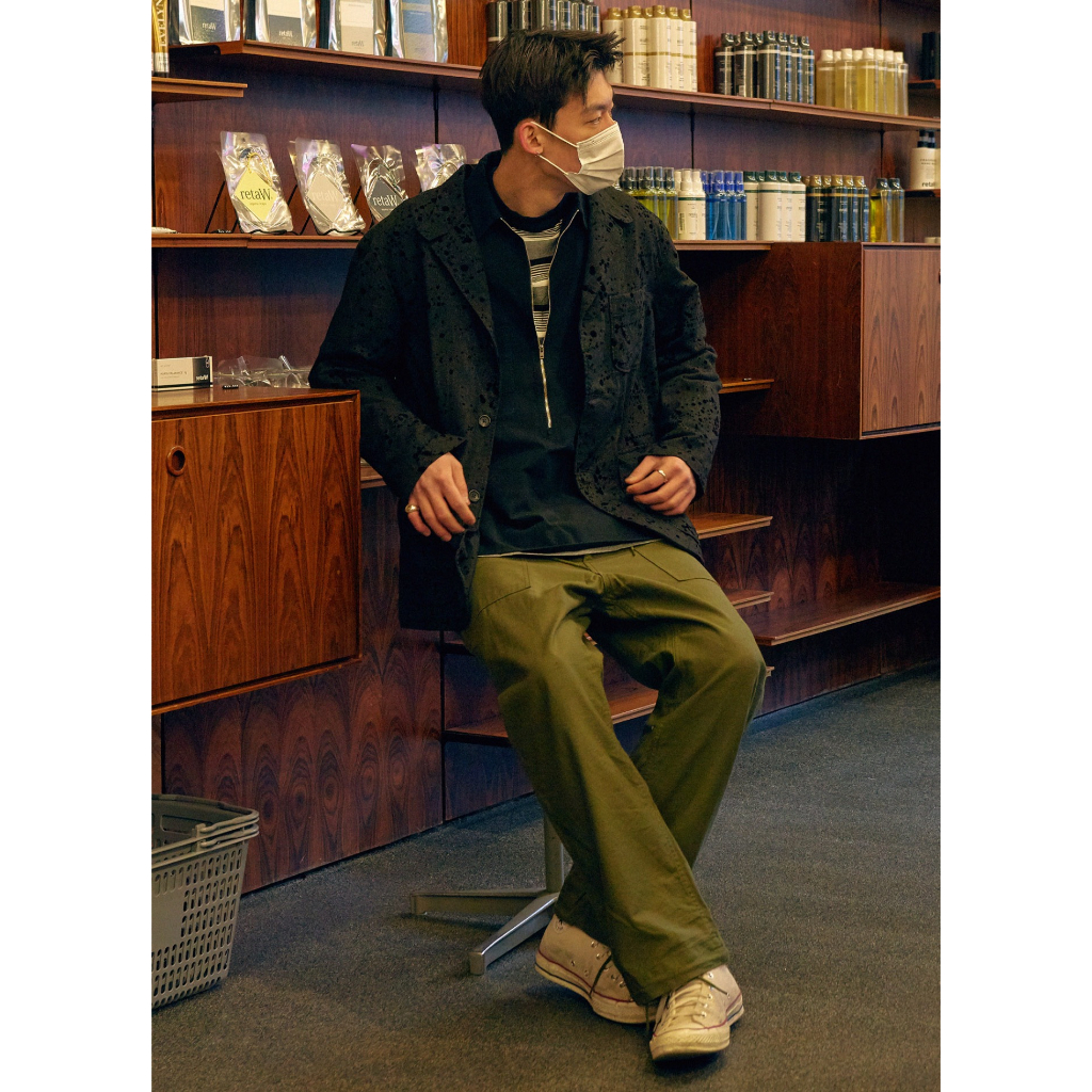 全新現貨NEEDLES String Fatigue Pant 日本製長褲工作褲直筒工裝清水