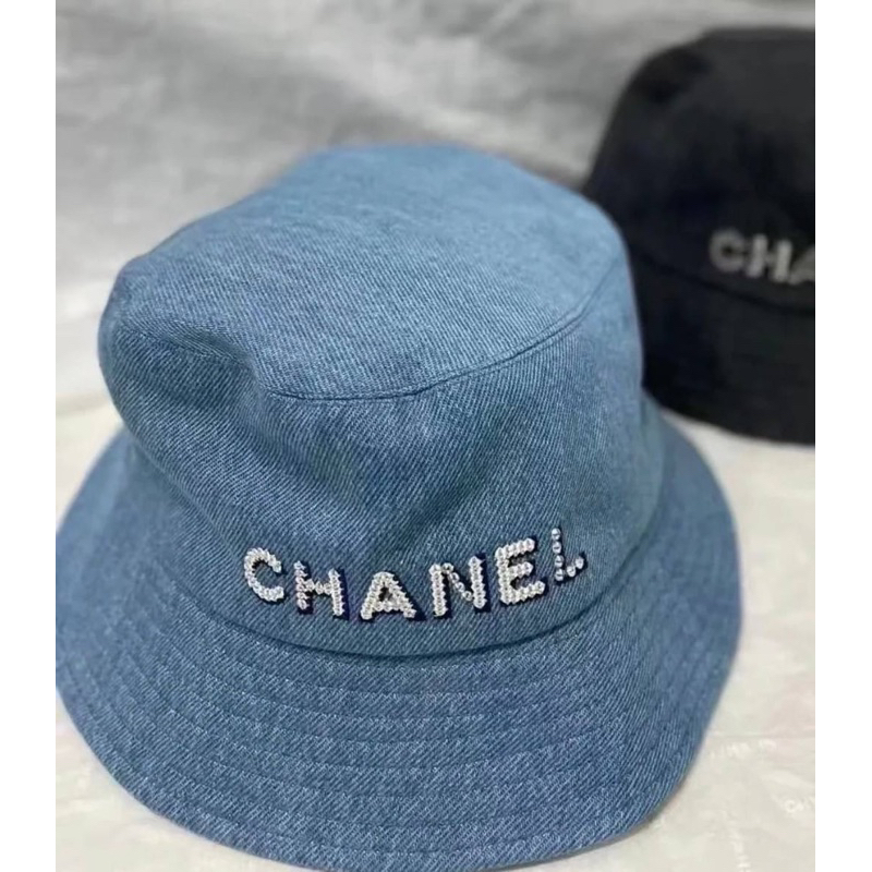台灣現貨💛🎈39888 香奈兒Chanel 字母logo 牛仔漁夫帽S M L | 蝦皮購物