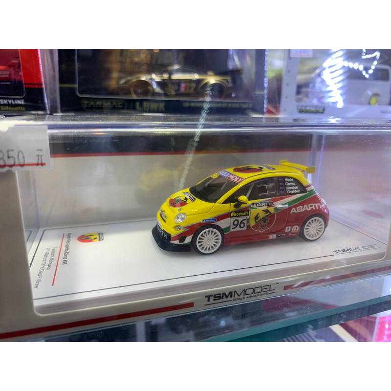 TSM Model 1/43 模型車樹酯車Abarth 695 Assetto Corse #96 | 蝦皮購物