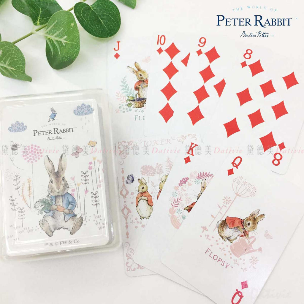 撲克牌-彼得兔 Peter Rabbit 正版授權 | 蝦皮購物