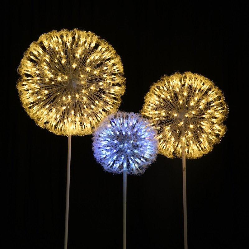 【預購商品】LED細光纖蒲公英燈 戶外燈 元宵燈 聖誕燈 發光燈 戶外裝飾燈 防水燈 打卡燈飾 氣氛燈 | 蝦皮購物