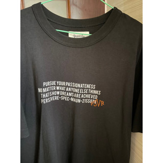 PERSEVERE MOTTO PATTERN T-SHIRT - BLACK m號 | 蝦皮購物