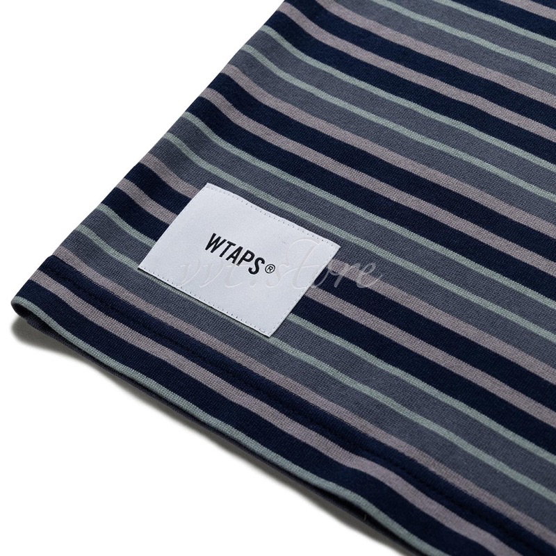 WTAPS 23SS BDY 01 / SS / COTTON. TEXTILE. WUT 條紋短袖T恤| 蝦皮購物