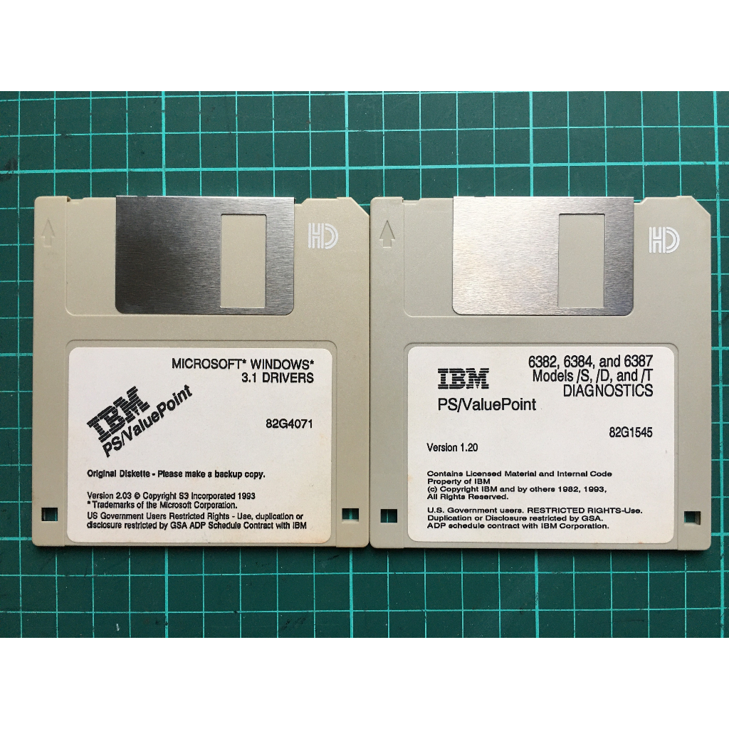 IBM 486 PS/VP 系統磁片 (收藏用) | 蝦皮購物