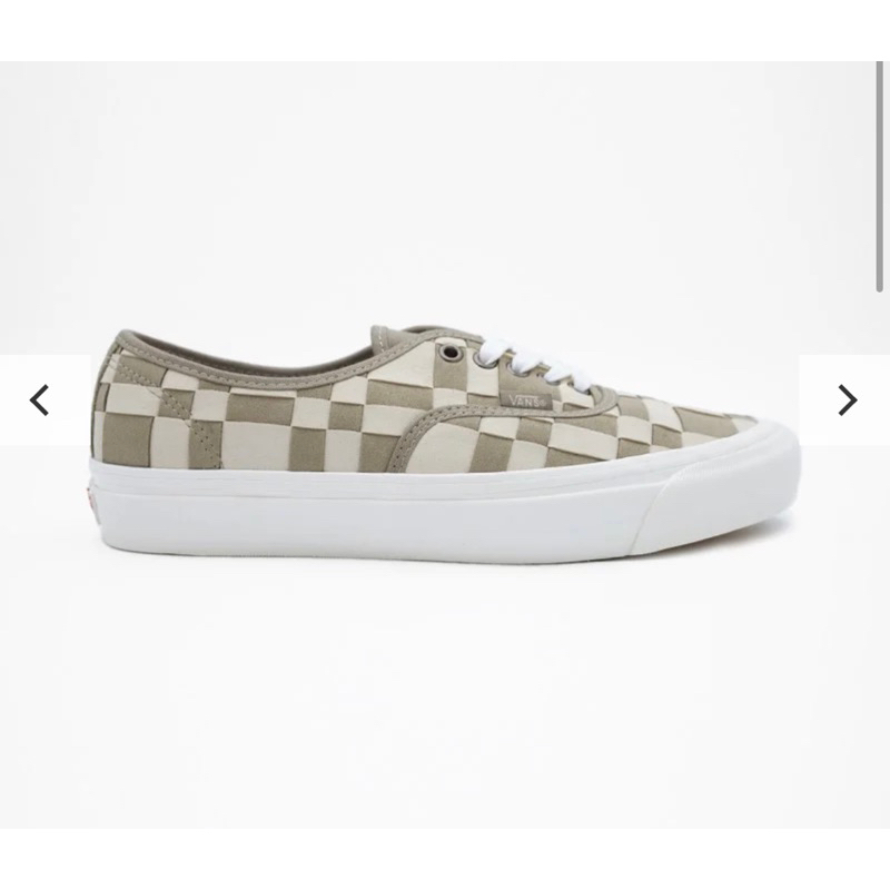 Woven hot sale check vans