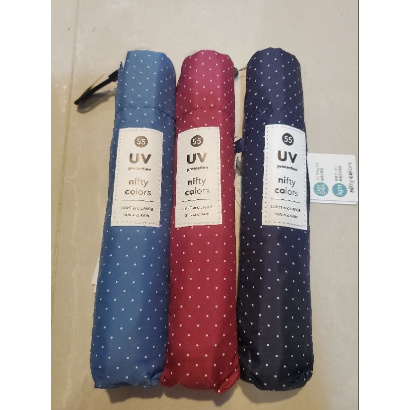 現貨 日本 nifty Colors 超輕量.雨傘.陽傘.折疊傘.日本傘.輕量傘 55cm wpc | 蝦皮購物