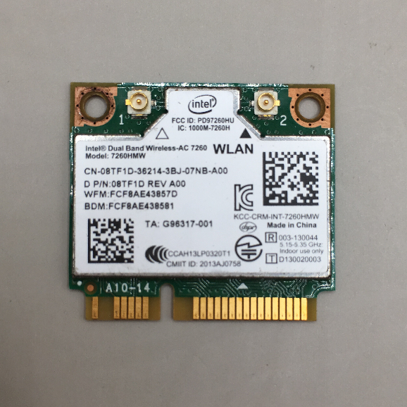 Intel Wireless-AC/N 7260 7260HMW/7260NGW 二手筆電網卡-6 | 蝦皮購物