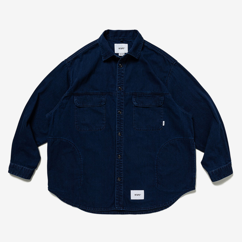 AllenTAPS】WTAPS 23SS WCPO / LS / COTTON. DENIM 襯衫| 蝦皮購物