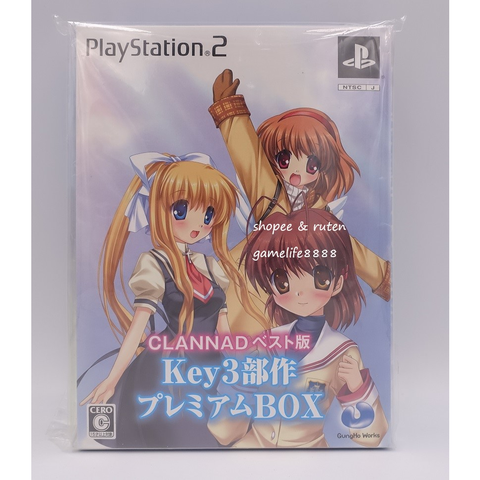 PS2 KEY社3合1經典合輯 AIR KANON CLANNAD 日版限定版 全新