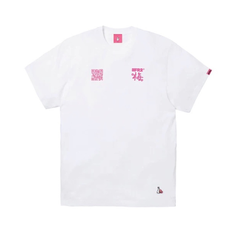 23Ss FR2 梅UME 新款二維碼大白兔2D Code T-shirt 情侶款短袖T恤