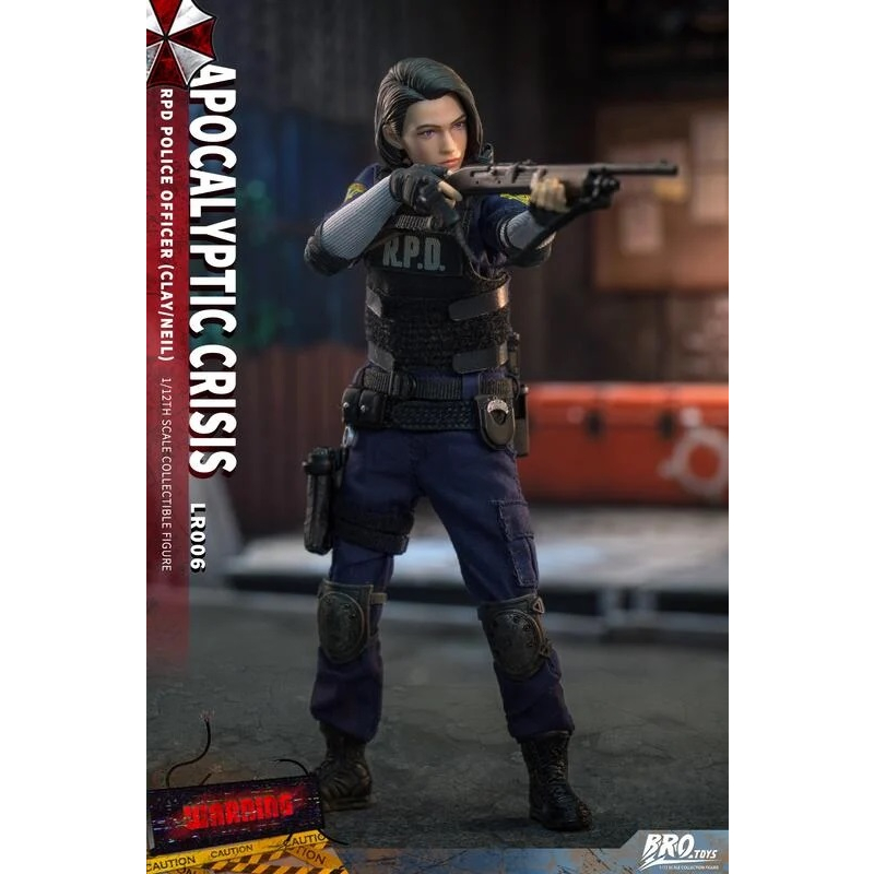 BROTOYS 1/12 LR006 クレア ジル BROTOYS LR006 1/12 RPD Officer Jill & Claire Action Figure