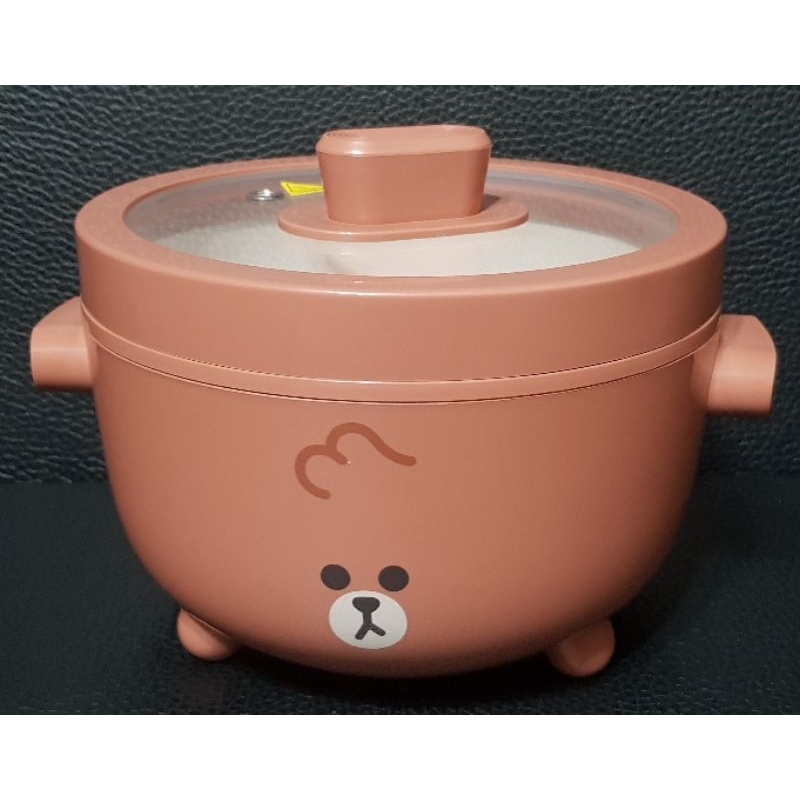 LINE FRIENDS 多功能料理鍋 熊大款 2L | 蝦皮購物